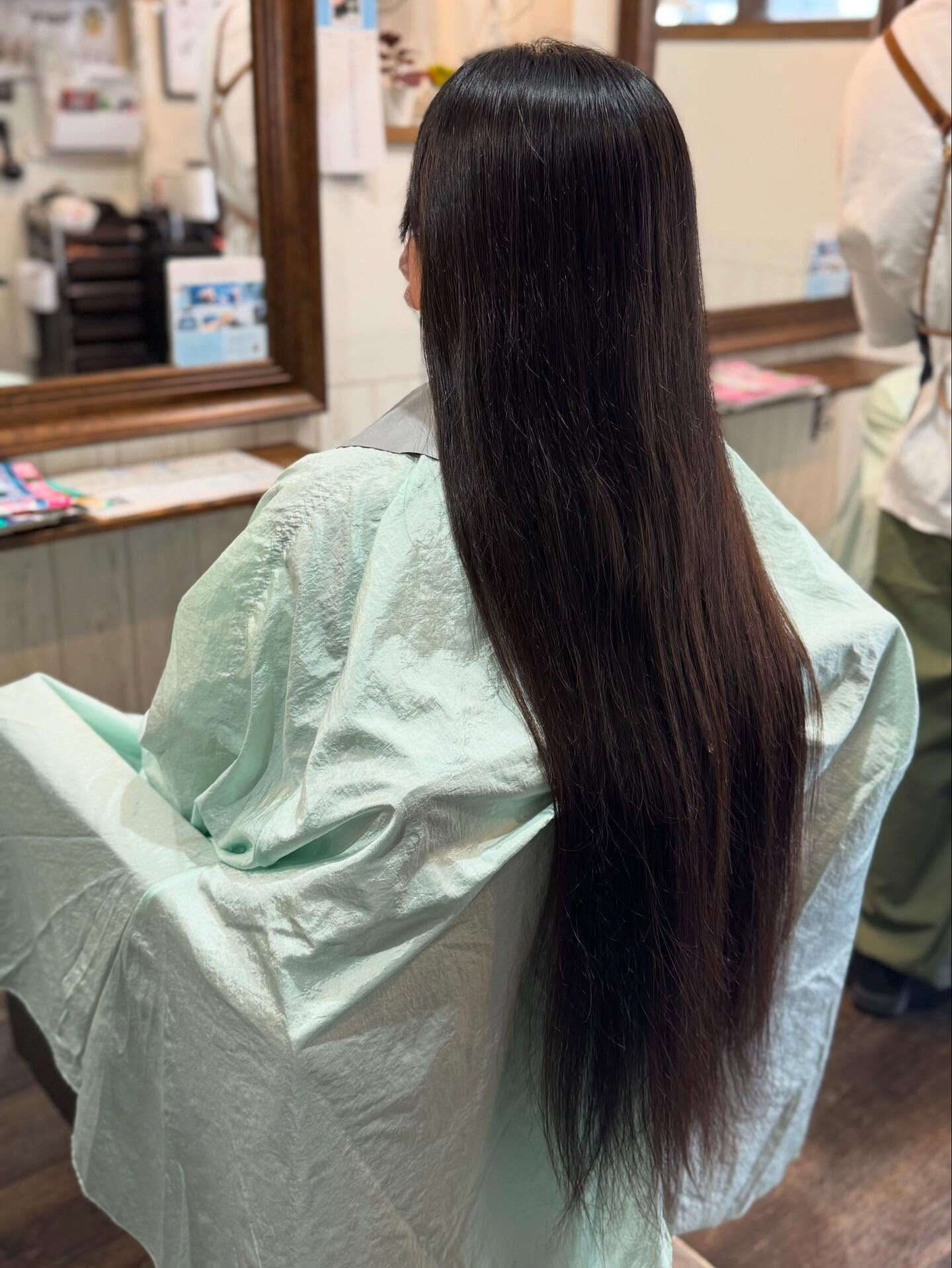 今世紀最長ヘアドネーション！70センチ
