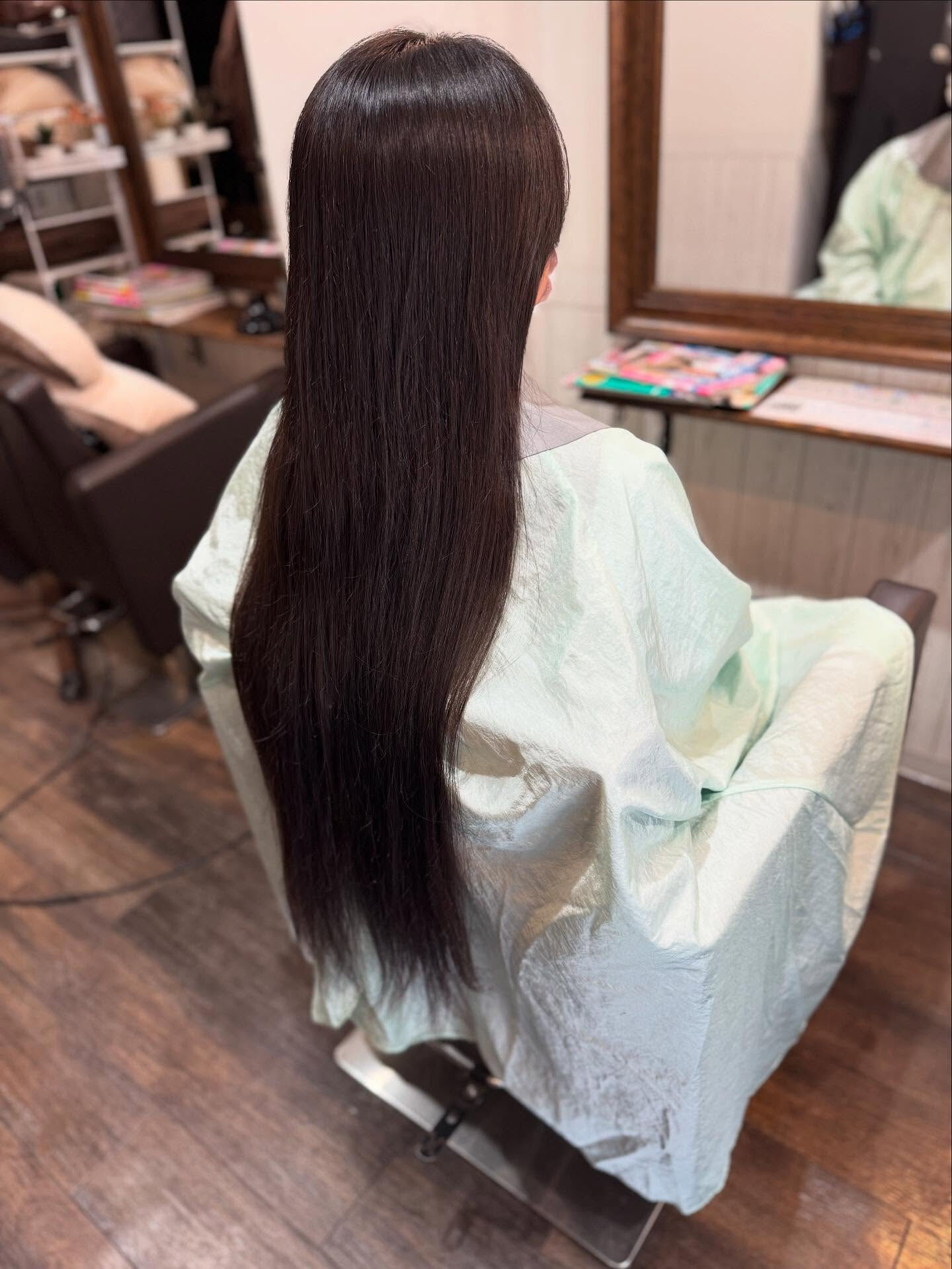 今世紀最長ヘアドネーション！70センチ