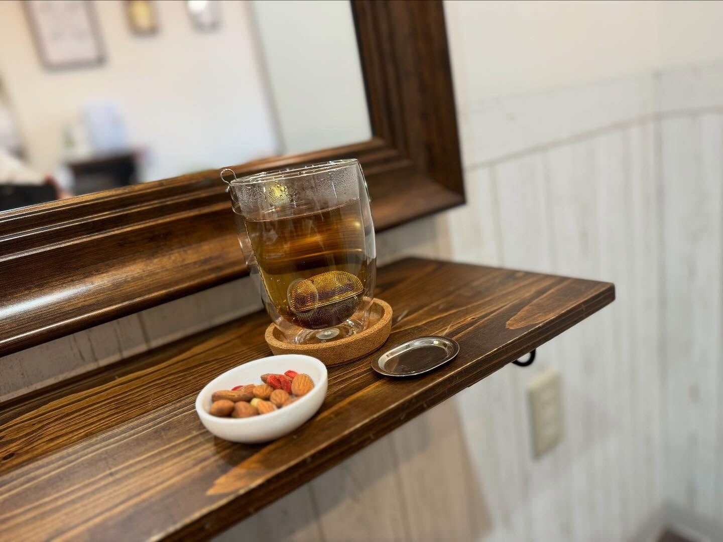 アーリーアローの名物？今月のサービスドリンクは秋の味覚を一杯